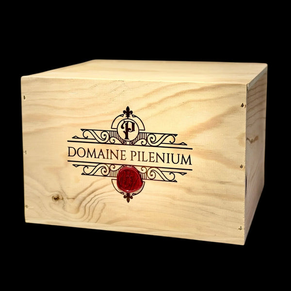 Caisse Bois Premium – 6 Bouteilles – Format Bourguignonne 75cl