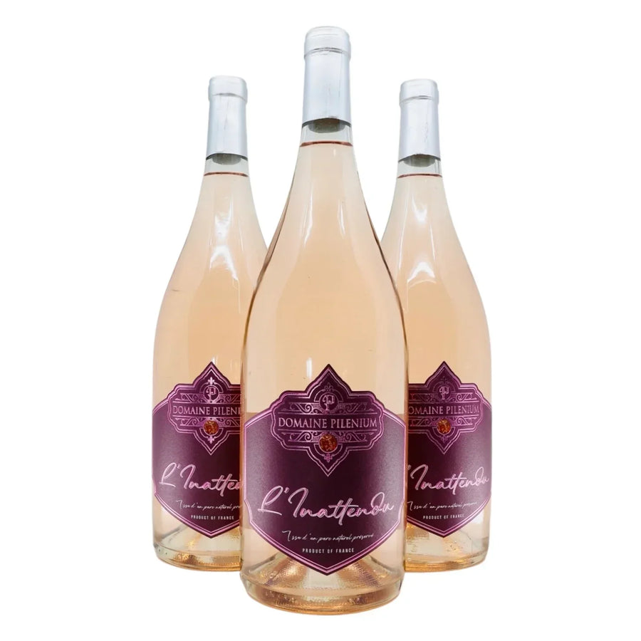 L’Inattendu 2024 - Grenache Cinsault - Vin Rosé - AOP Corbières - Lot de 3 Magnums 150cl