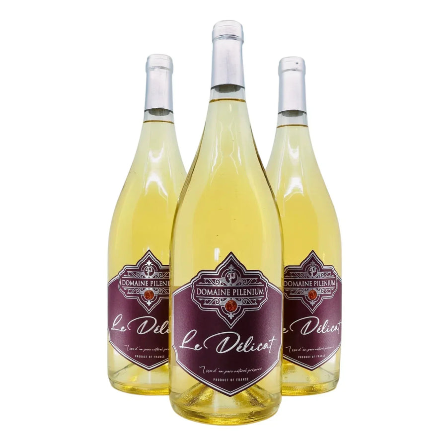 Le Délicat 2024 - Vermentino Bourboulenc - Vin Blanc Bio - AOP Corbières - Lot de 3 Magnums 150cl