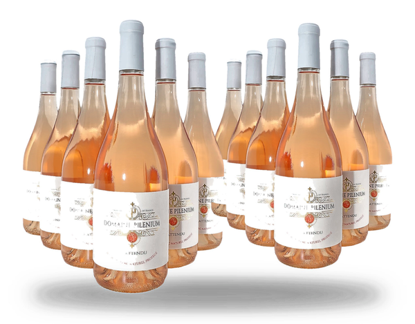 L'Inattendu 2023 - Grenache Syrah - Vin Rosé Bio - AOP Corbières - Lot de 12 bouteilles 75cl
