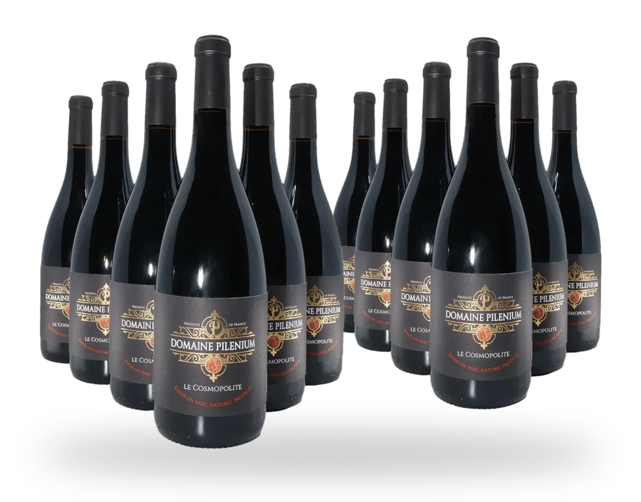 Le Cosmopolite 2023 - Syrah Grenache - Vin Rouge Bio - AOP Corbières - Lot de 12 bouteilles 75cl