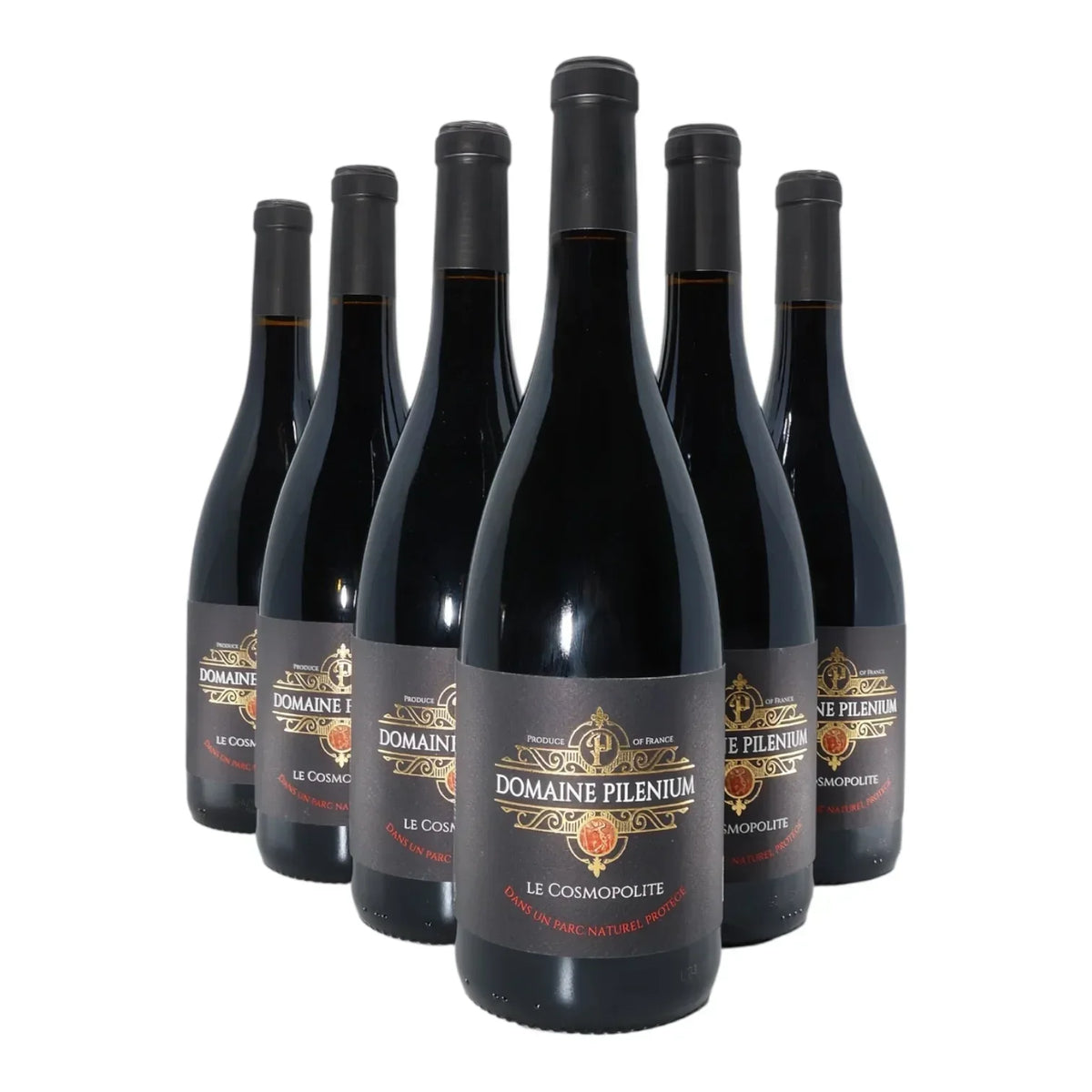 르 코스모폴리트 2023 - 시라 그르나슈 - 유기농 레드 와인 - AOP 코르비에르 - 6병 세트 (75cl)
