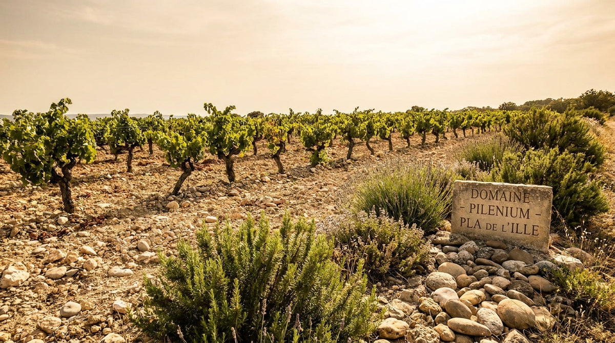 Le terroir du Domaine Pilenium : calcaire et garrigue des Corbières maritimes